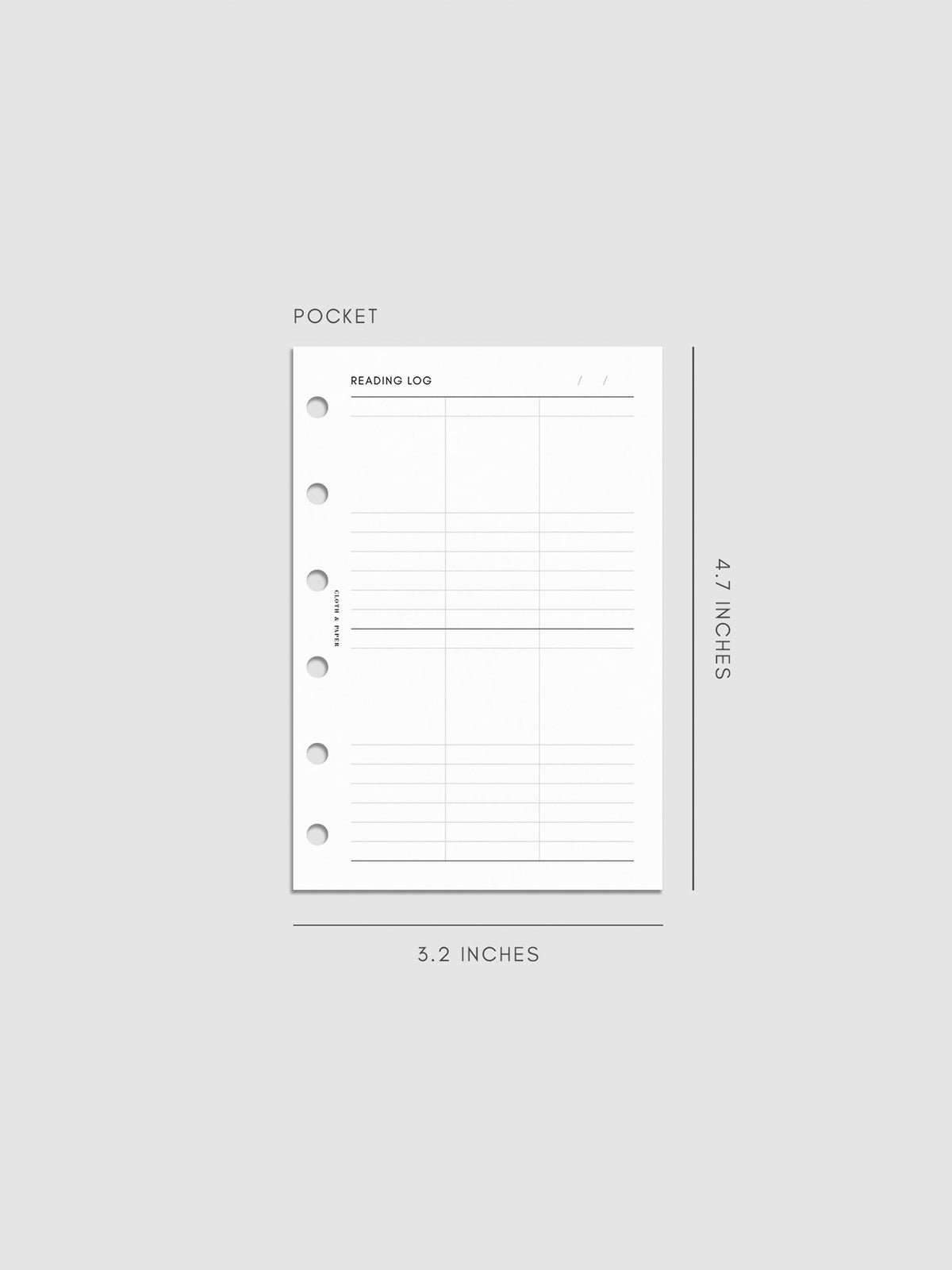 Digital mockup of insert in Pocket.