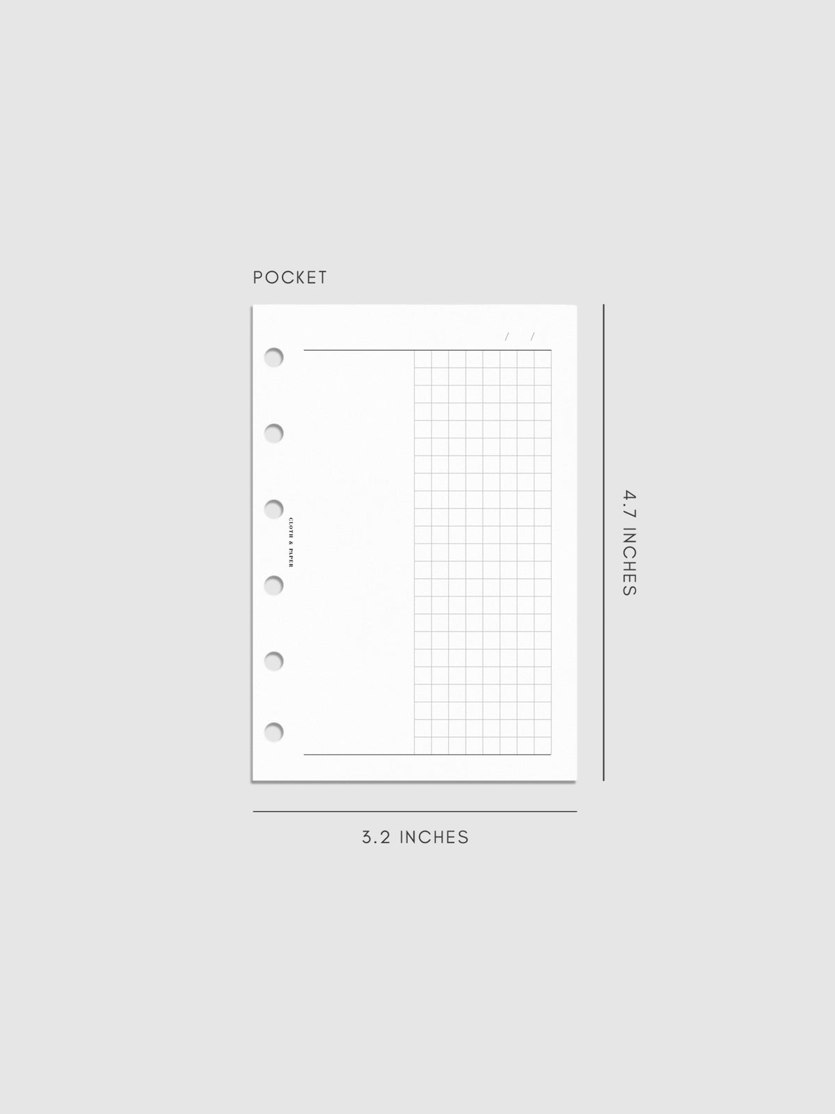 Digital mockup of insert in Pocket.