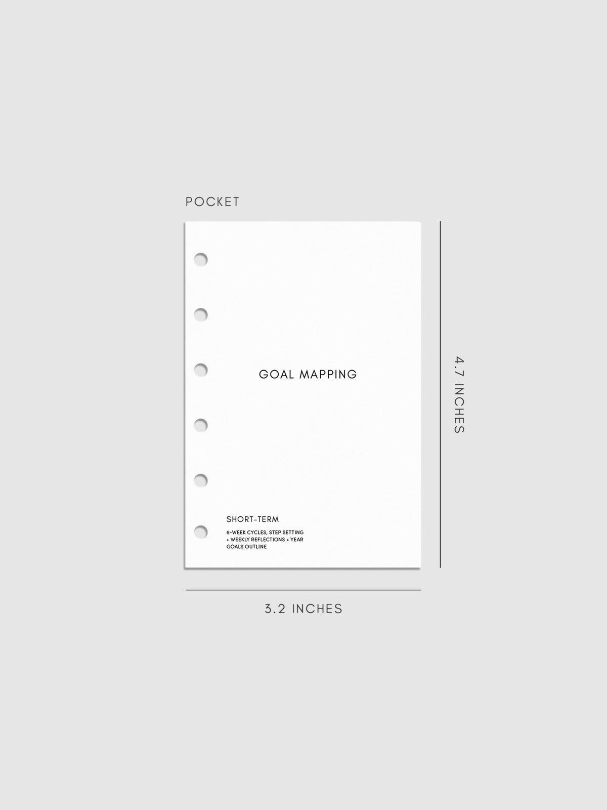 Digital mockup of insert in Pocket sizing.