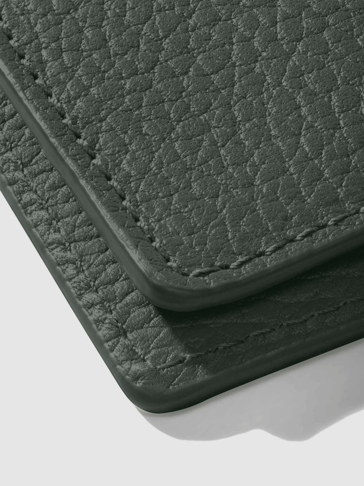 Closeup of Salamanca folio showing the stitching and glazing.