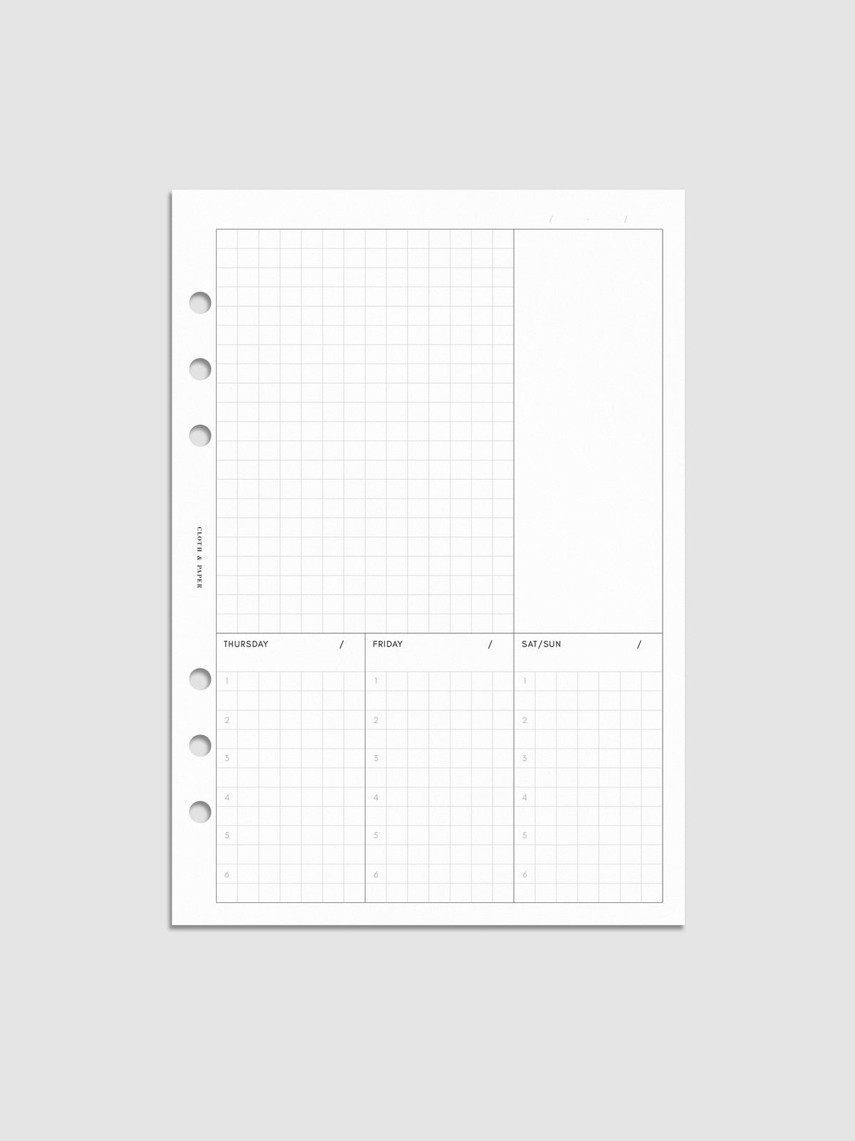 Ivy Lee Method Inserts shown in size A5.