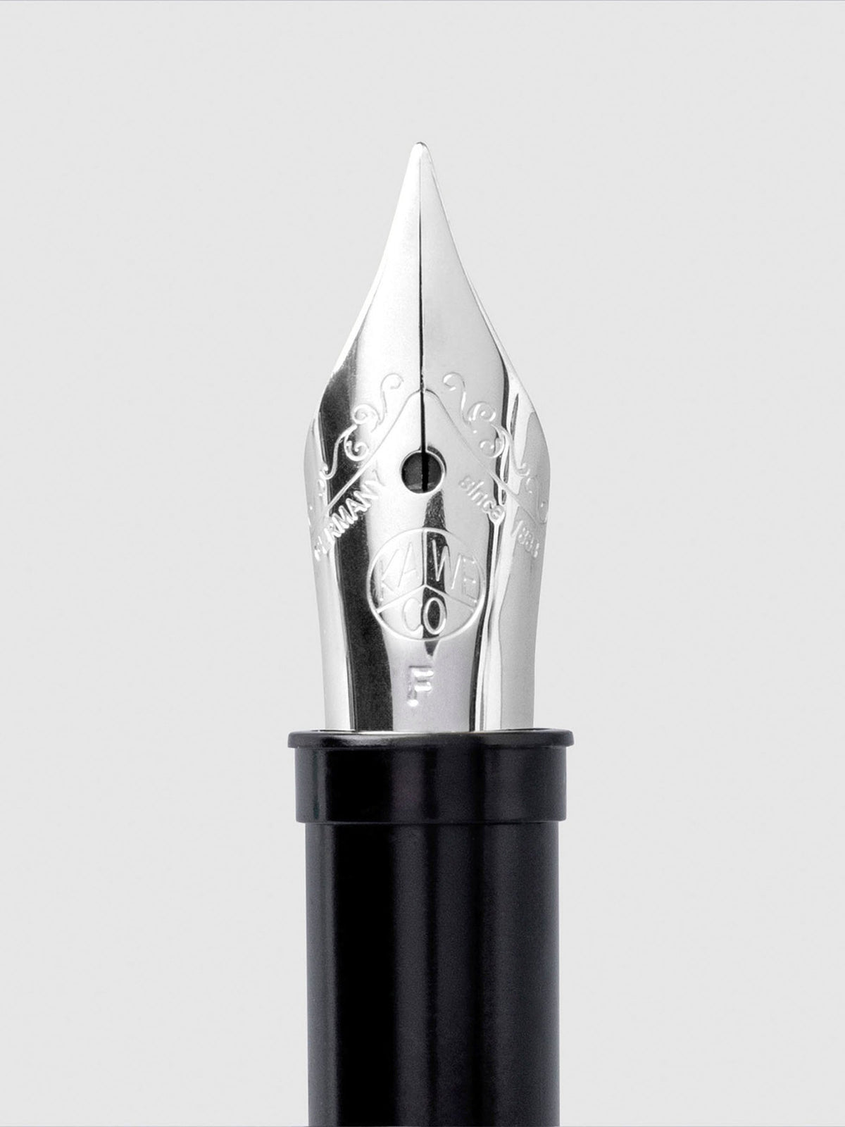 Kaweco Steel Nib, Fine, Cloth and Paper. Nib displayed on a neutral background.