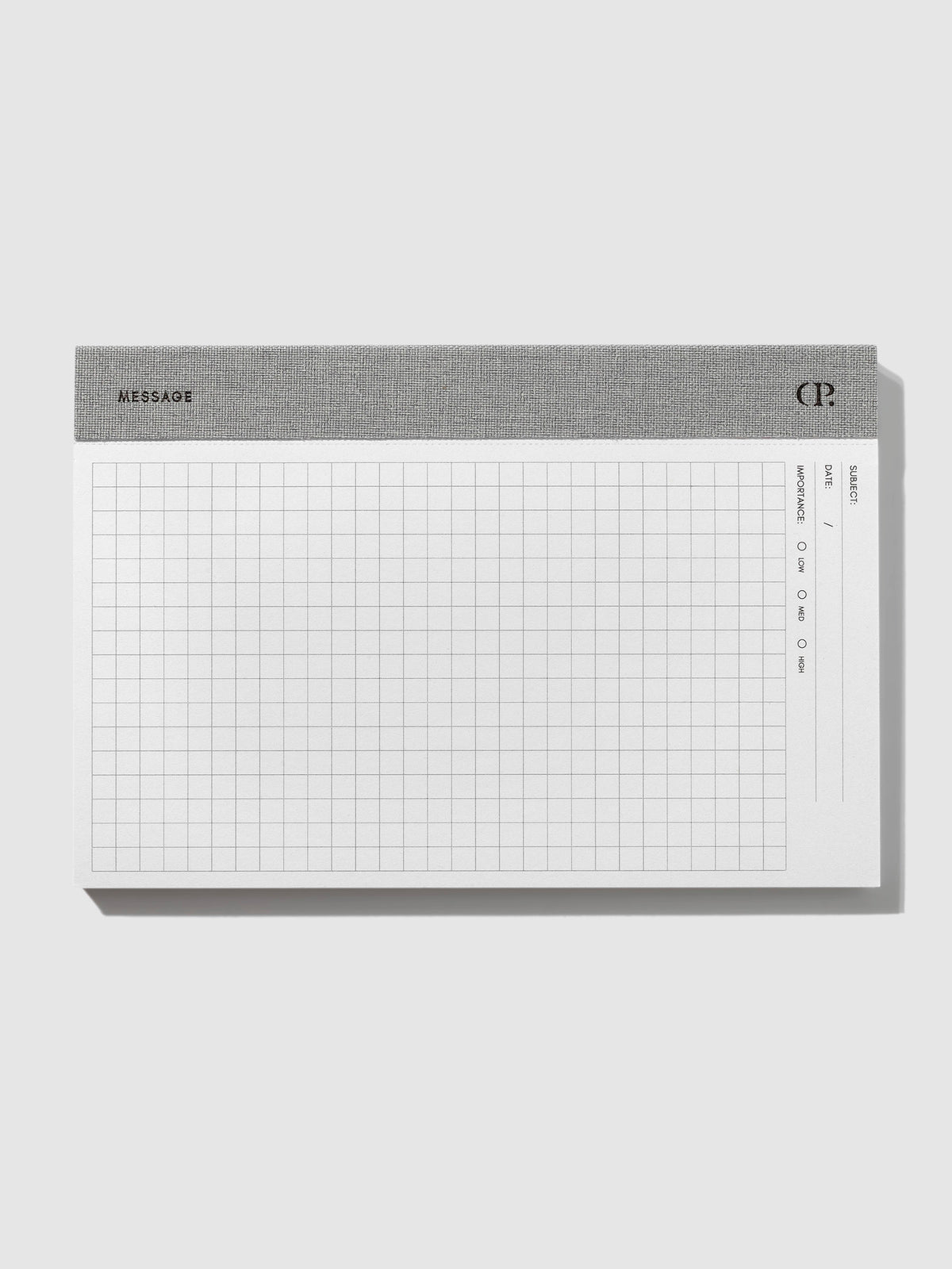 Notepad displayed horizontally on a neutral background. Size pictured is CP Petite.