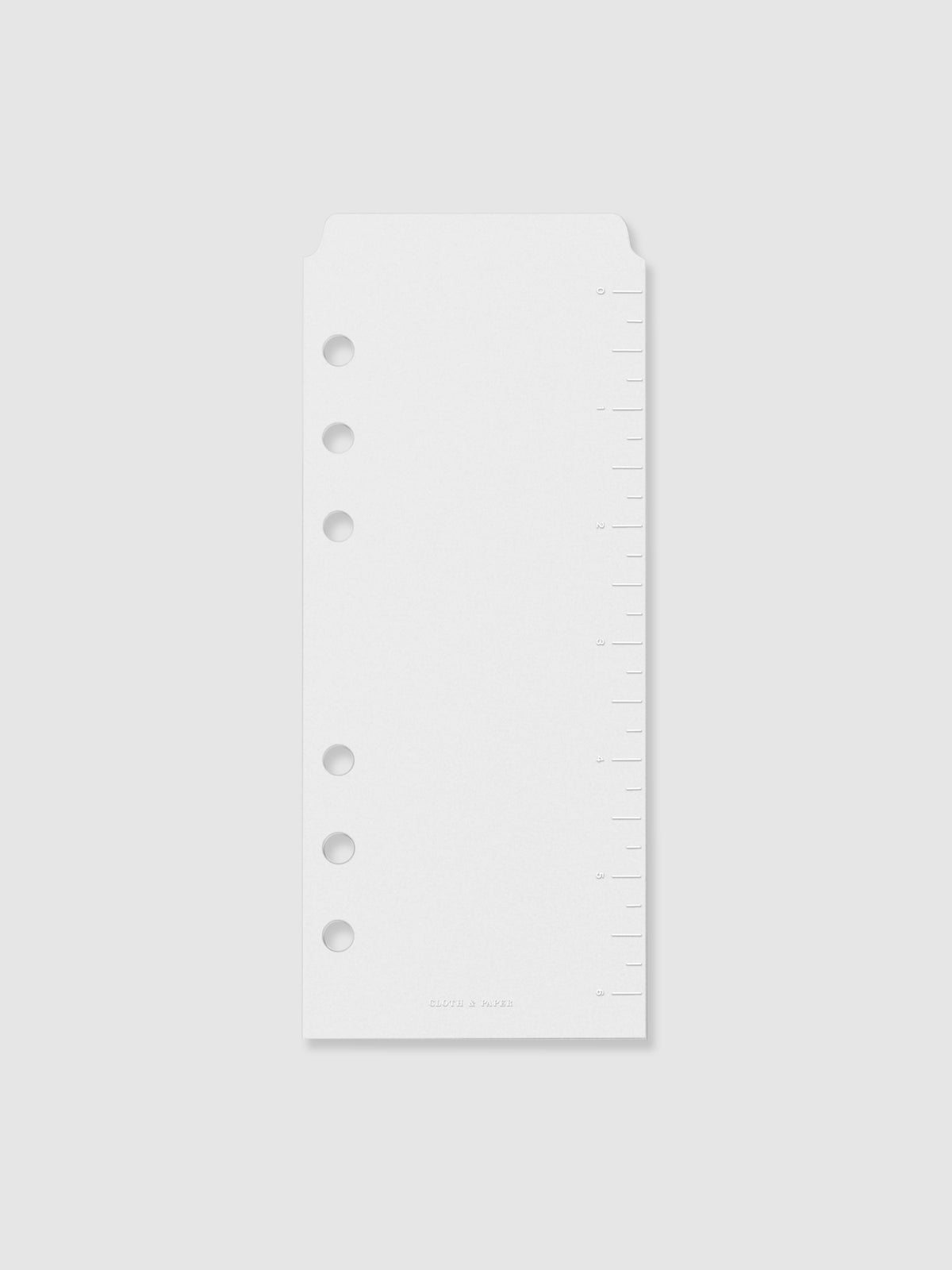 Page marker displayed on a neutral background. Size shown is Personal. 