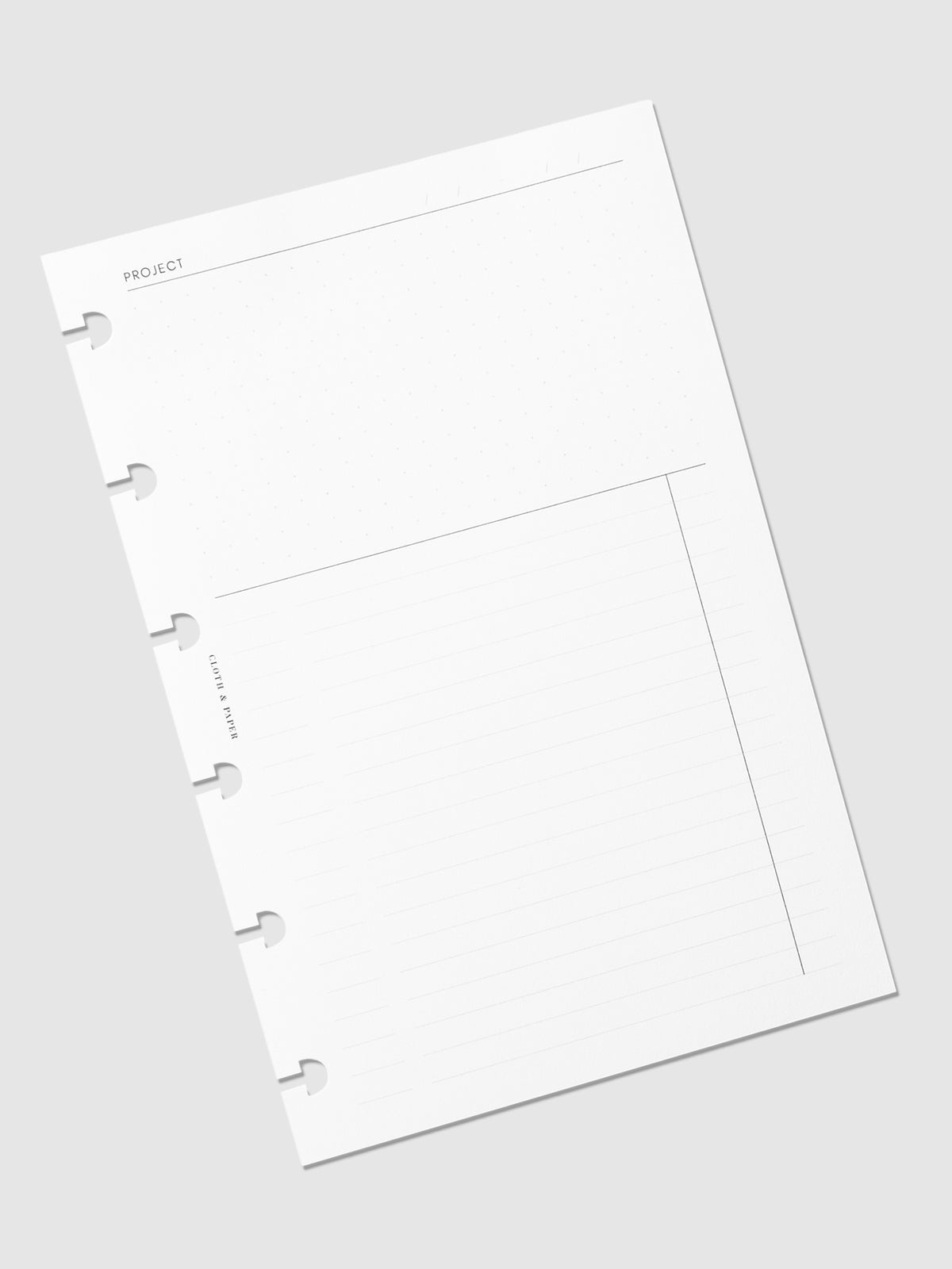 Insert displayed on a white background, tilted slightly to the left. Size pictured is CP Petite. 