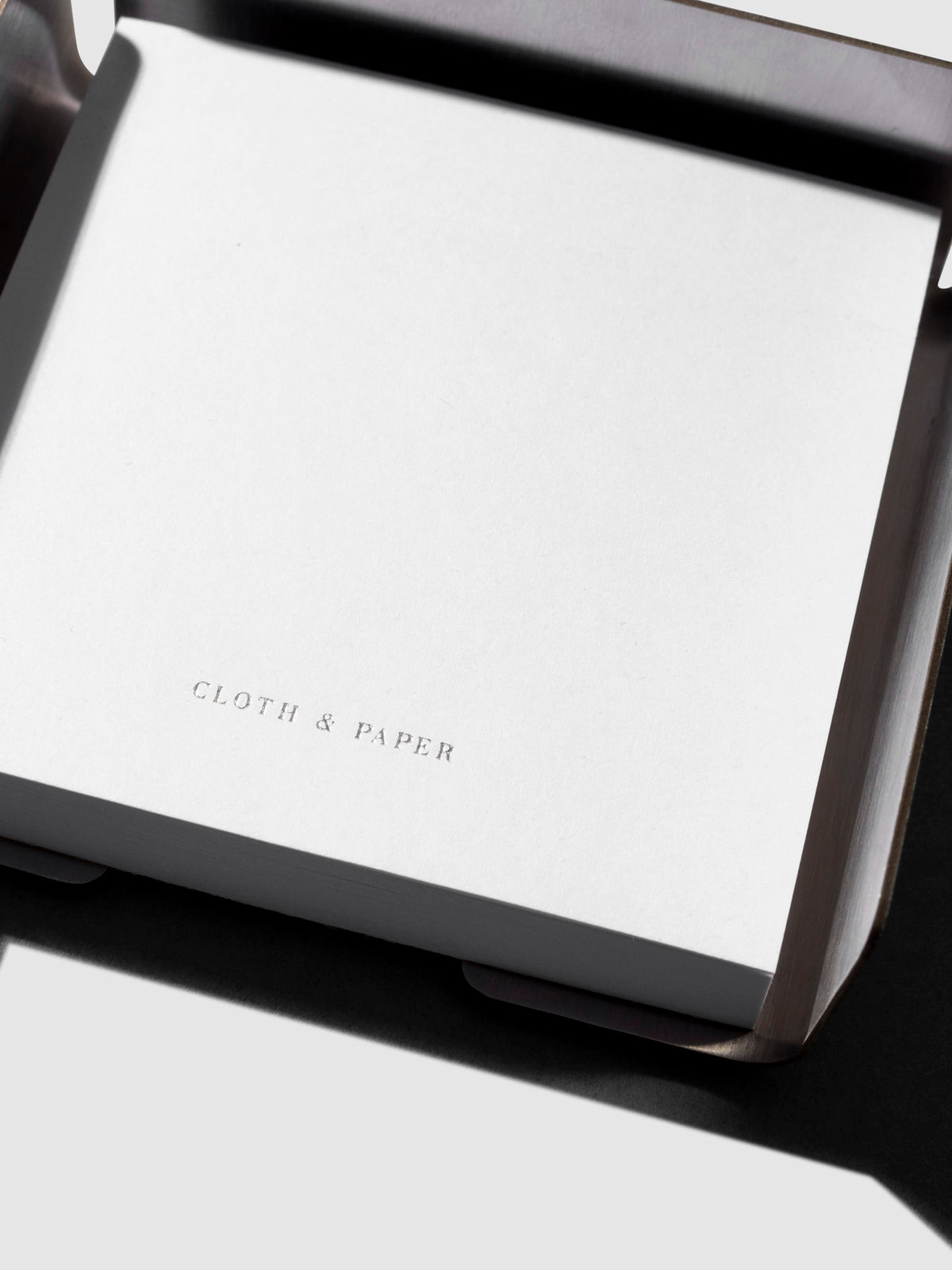 Close up image of Sticky Note Holder + Stencil