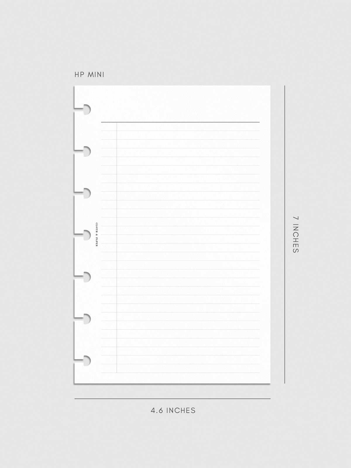Digital mockup of insert in HP Mini.