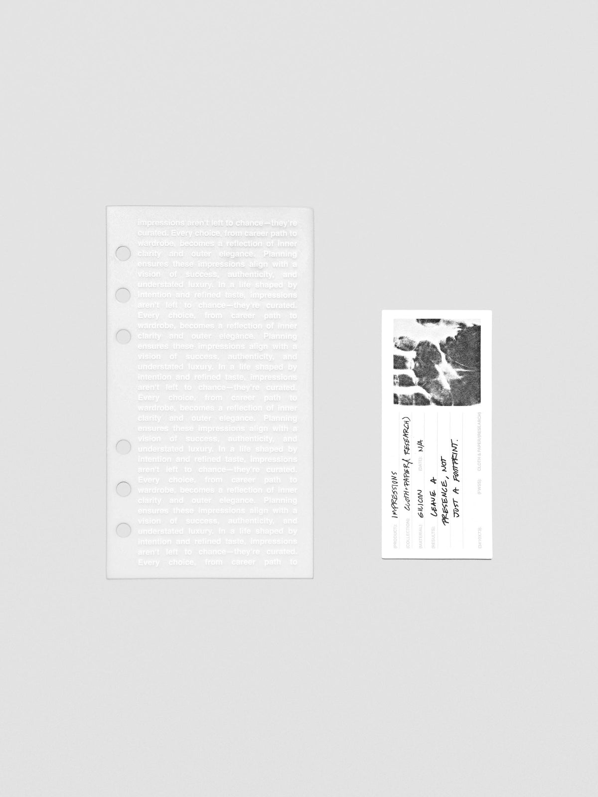 Personal-size Impressions Dashboard shown flat on a neutral background.