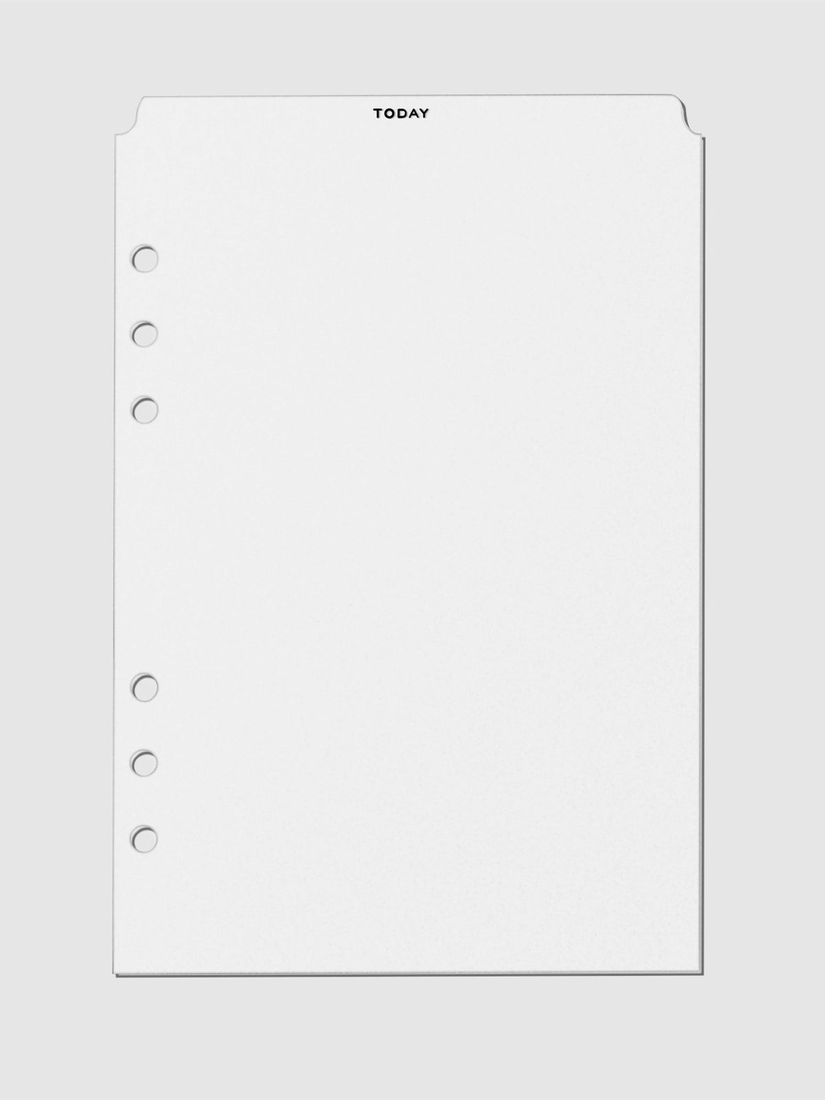 Black foil divider displayed on a neutral background. Size shown is A5. 