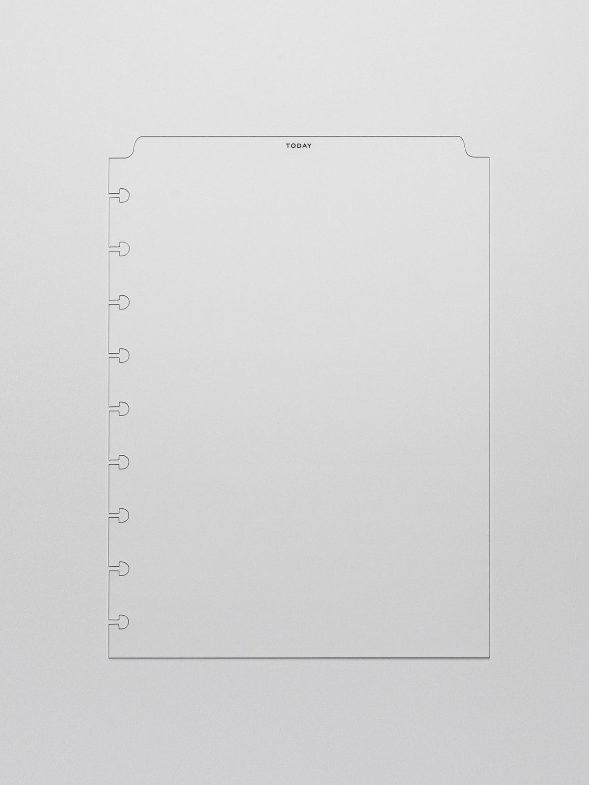 Black foil divider displayed on a neutral background. Size shown is HP Classic. 