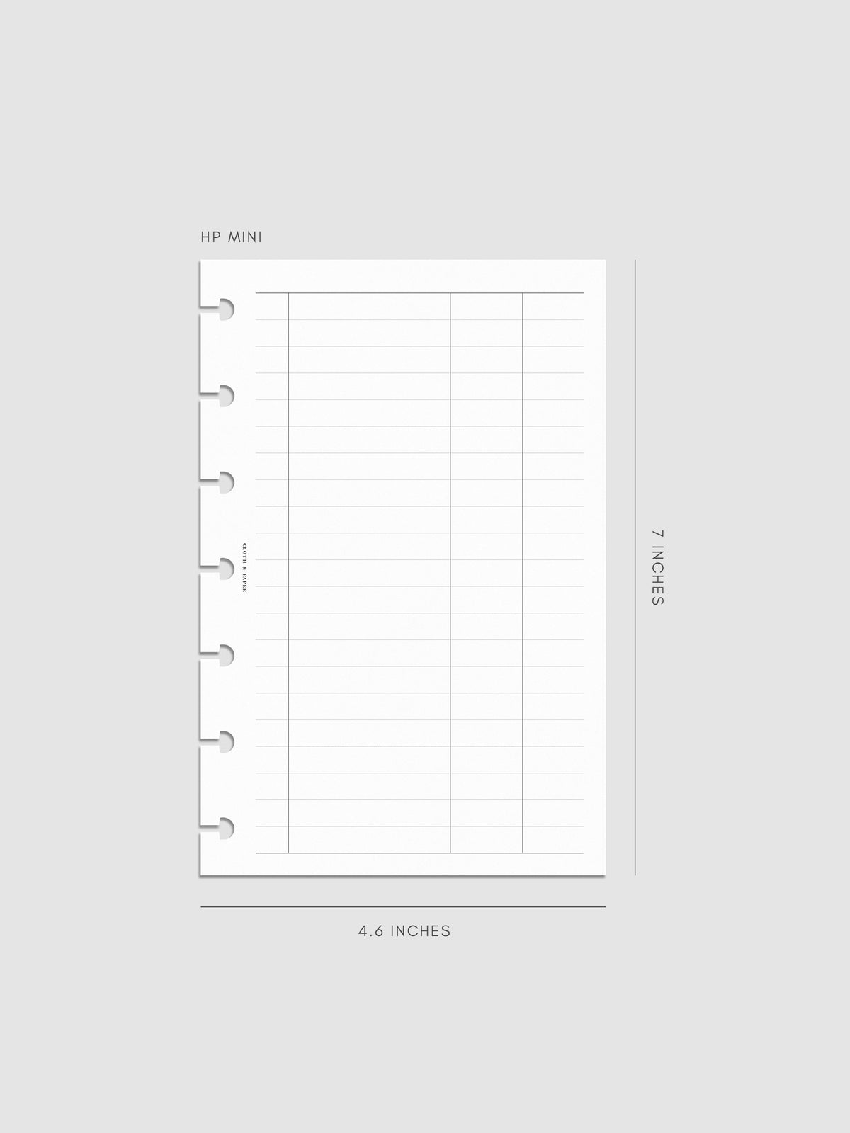 Digital mockup of insert in HP Mini