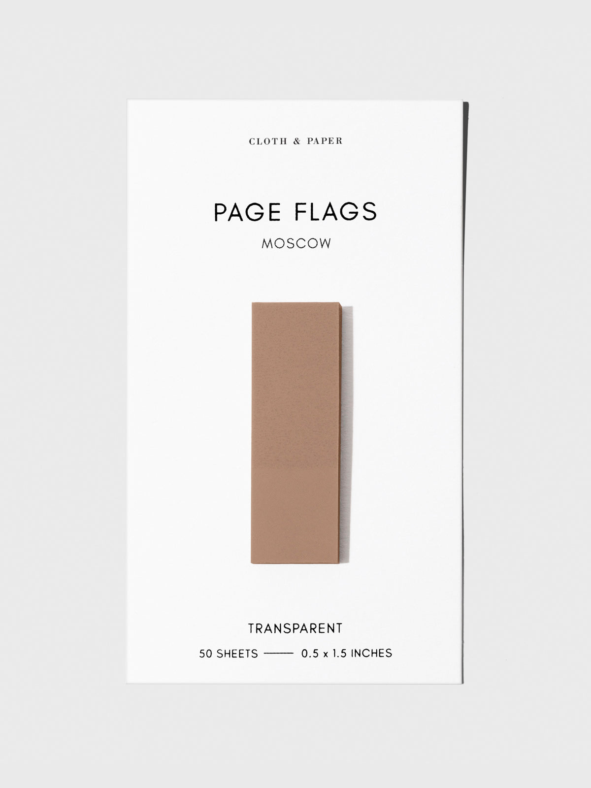 Page flag displayed on a neutral background. Color pictured is Moscow.