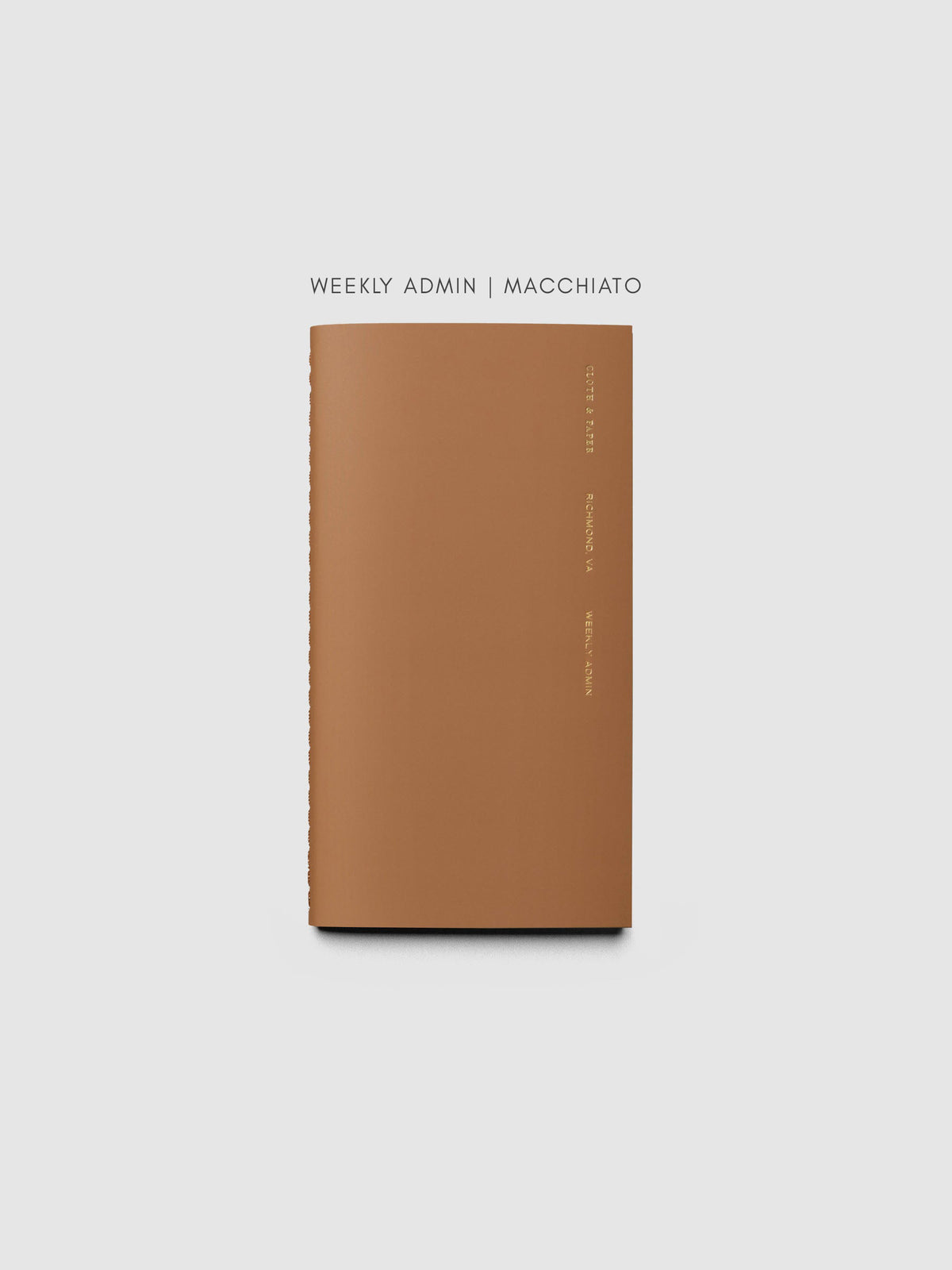 Weekly Admin | Macchiato