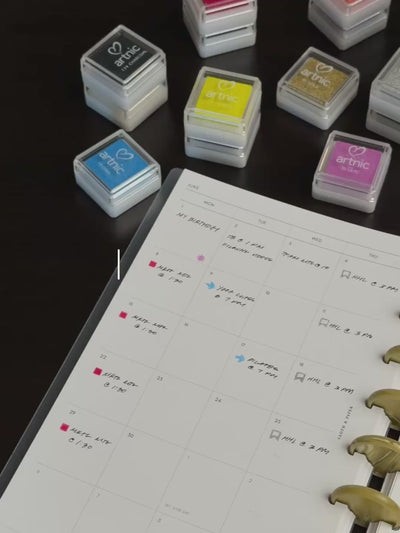 Artnic Stamp Pads in use